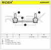 RIDEX 1x Koppelstange Stabilisator Hinten beidseitig f&uuml;r VOLVO V70 II (285)