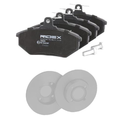 RIDEX Bremsenset Vorne Ø256mm - Bremsscheiben und Beläge für AUDI 80 90 100 Bild RIDEX Bremsenset Vorne Ø256mm - Bremsscheiben und Beläge für AUDI 80 90 100