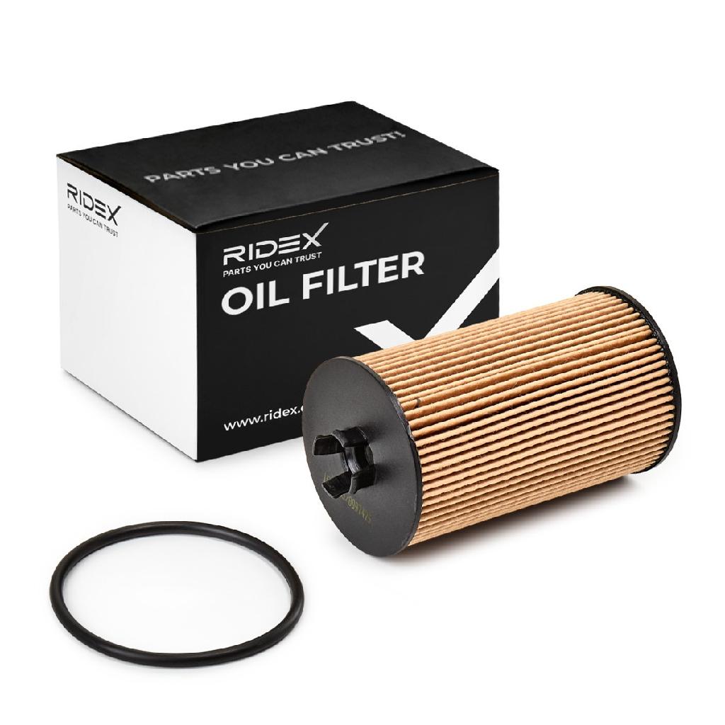 RIDEX Ölfilter Motorölfilter Filtereinsatz mit Dichtungen 7O0044 für OPEL