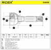 RIDEX 5J0236 Gelenksatz Antriebswelle Achswelle Vorne radseitig für TOYOTA Bild RIDEX 5J0236 Gelenksatz Antriebswelle Achswelle Vorne radseitig für TOYOTA