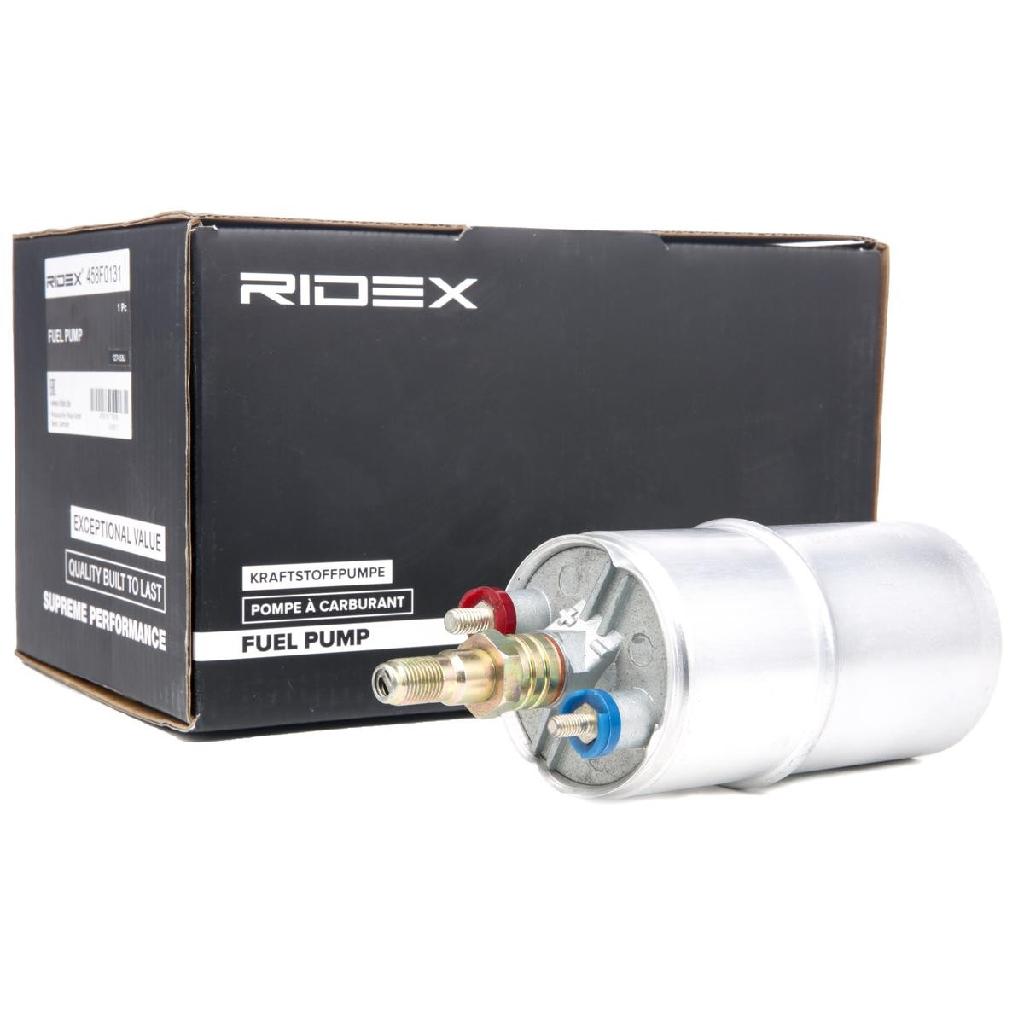 RIDEX 458F0131 Kraftstoffpumpe 6,5 Bar Druck für AUDI 80 Limousine (8C2, B4)