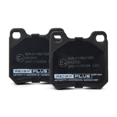 RIDEX PLUS Bremsbelagsatz Bremsbeläge Hinten für OPEL Omega B Limousine (V94) Bild RIDEX PLUS Bremsbelagsatz Bremsbeläge Hinten für OPEL Omega B Limousine (V94)