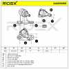 RIDEX 2462S0303 Traggelenk Führungsgelenk Vorne für BMW 3 Limousine (E46) Bild RIDEX 2462S0303 Traggelenk Führungsgelenk Vorne für BMW 3 Limousine (E46)