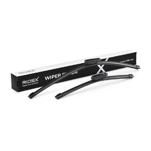 2x RIDEX Scheibenwischer Satz Wischerblätter Satz mit Spoiler Vorne Länge 1: Bild 2x RIDEX Scheibenwischer Satz Wischerblätter Satz mit Spoiler Vorne Länge 1: