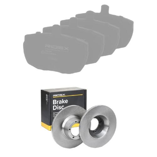 RIDEX Bremsenset Vorne Ø270mm - Bremsscheiben und Beläge für FORD TRANSIT Kasten Bild RIDEX Bremsenset Vorne Ø270mm - Bremsscheiben und Beläge für FORD TRANSIT Kasten