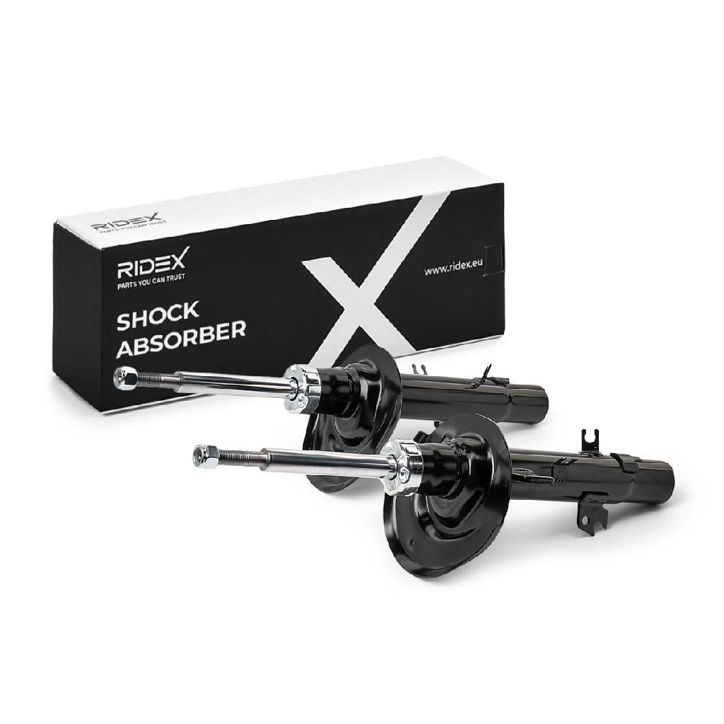 RIDEX 854S2214 2x Stoßdämpfer Federbein Gasdruck Vorne rechts links 520801