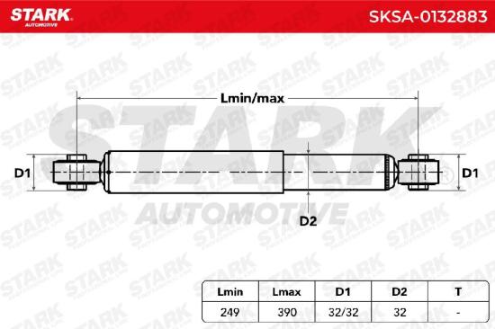 STARK SKSA-0132883 1x Stoßdämpfer Öldruck Hinten für SUZUKI Alto (EF) 4180070F01 Bild STARK SKSA-0132883 1x Stoßdämpfer Öldruck Hinten für SUZUKI Alto (EF) 4180070F01