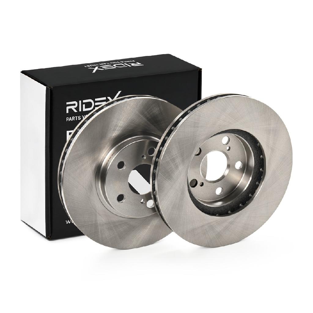RIDEX 82B0675 2x Bremsscheiben Vorne Ø275mm Belüftet für TOYOTA 4351220440