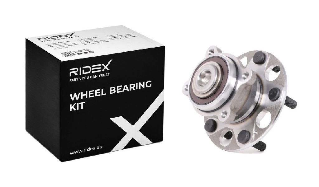 RIDEX 654W0290 Radlagersatz pro 1 Rad Hinten beidseitig Schrägkugellager
