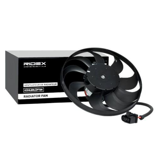 RIDEX 508R0017 Kühlerlüfter Lüfter Motorkühlung ohne Kühlerlüfterrahmen (Zarge) Bild RIDEX 508R0017 Kühlerlüfter Lüfter Motorkühlung ohne Kühlerlüfterrahmen (Zarge)