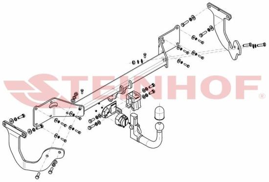 STEINHOF Satz Anhängerkupplung für OPEL Vivaro C Kastenwagen (K0) Bild STEINHOF Satz Anhängerkupplung für OPEL Vivaro C Kastenwagen (K0)