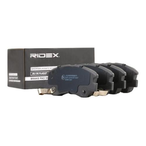 RIDEX Bremsbelagsatz Bremsbeläge Vorne für MITSUBISHI PAJERO II (V3W, V2W, V4W) Bild RIDEX Bremsbelagsatz Bremsbeläge Vorne für MITSUBISHI PAJERO II (V3W, V2W, V4W)