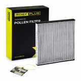 RIDEX PLUS 424I0065P Innenraumfilter Pollenfilter Aktivkohlefilter Höhe: 19