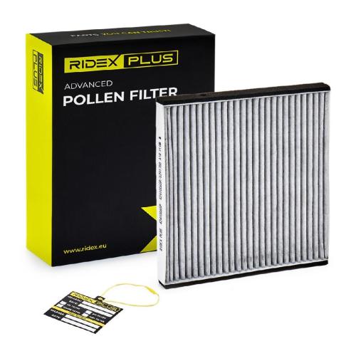 RIDEX PLUS 424I0065P Innenraumfilter Pollenfilter Aktivkohlefilter Höhe: 19 Bild RIDEX PLUS 424I0065P Innenraumfilter Pollenfilter Aktivkohlefilter Höhe: 19