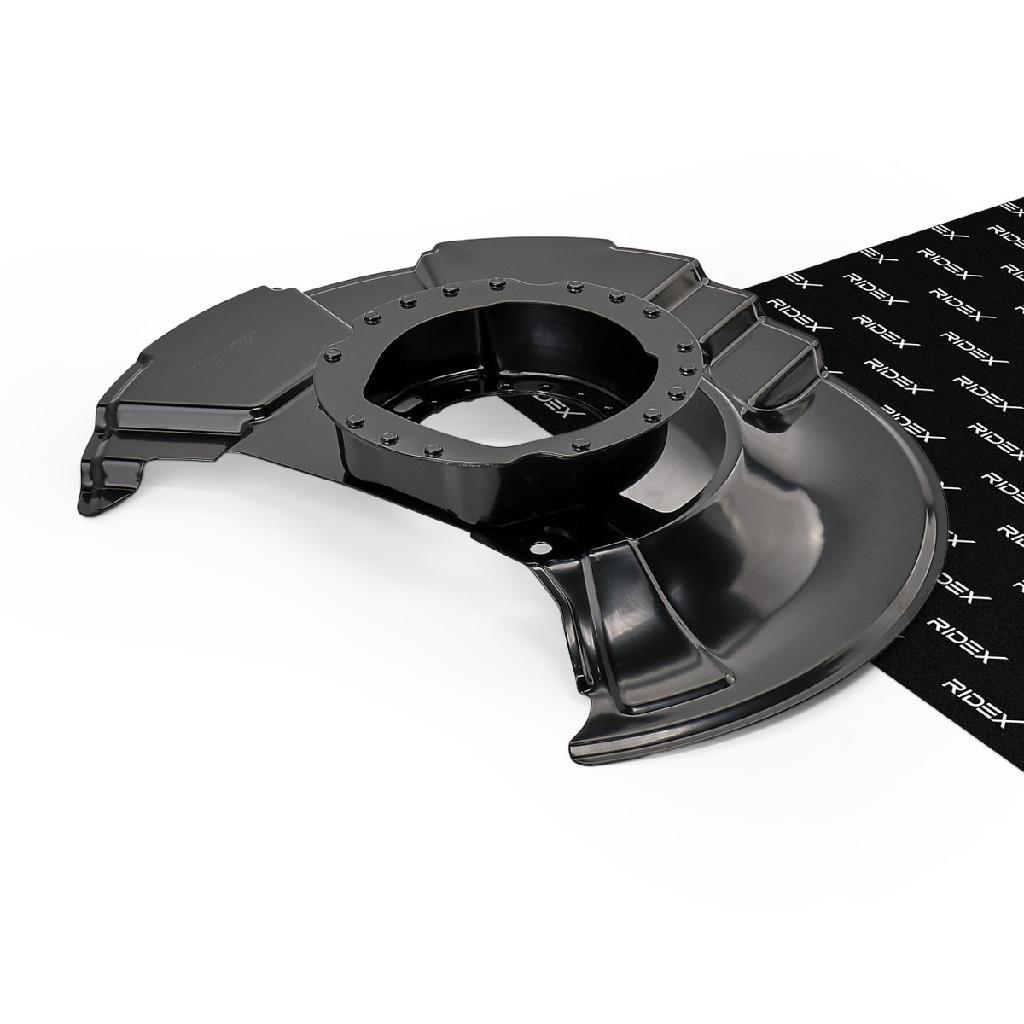 RIDEX 1x Ankerblech / Spritzblech Vorne links für BMW 3 Limousine (E36) schwarz
