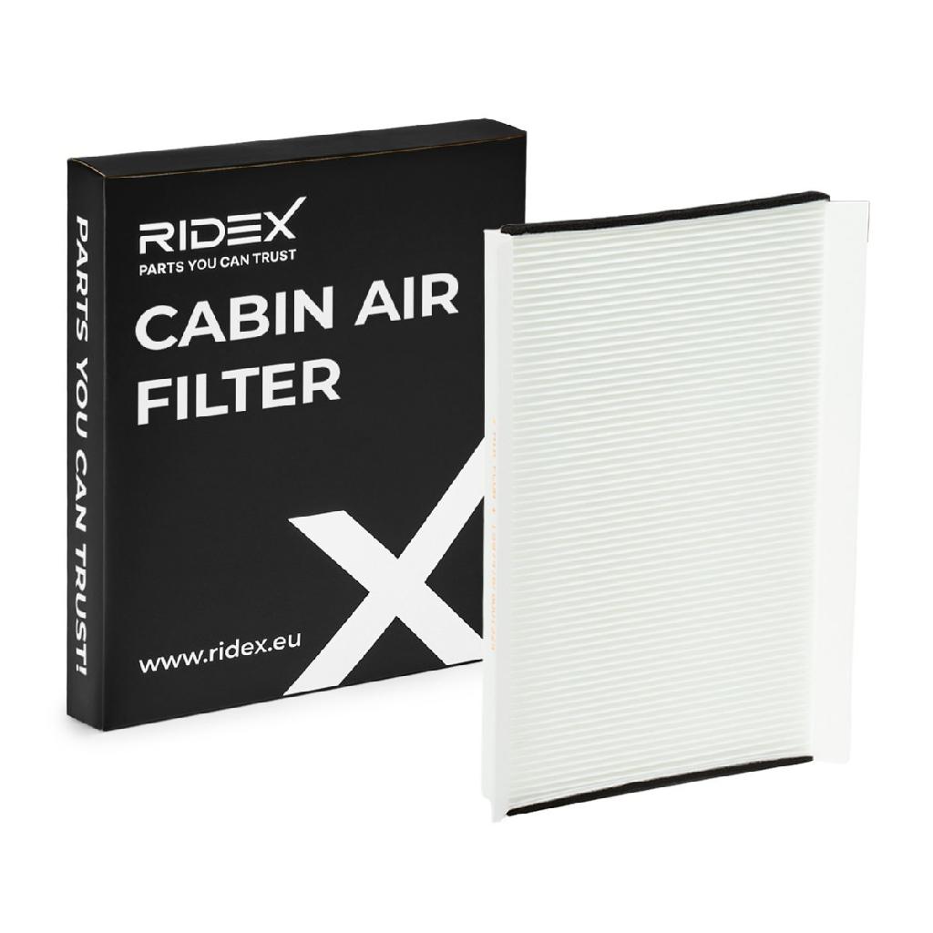 RIDEX 424I0238 Innenraumfilter Pollenfilter Höhe: 35 Breite: 234 Länge: 351