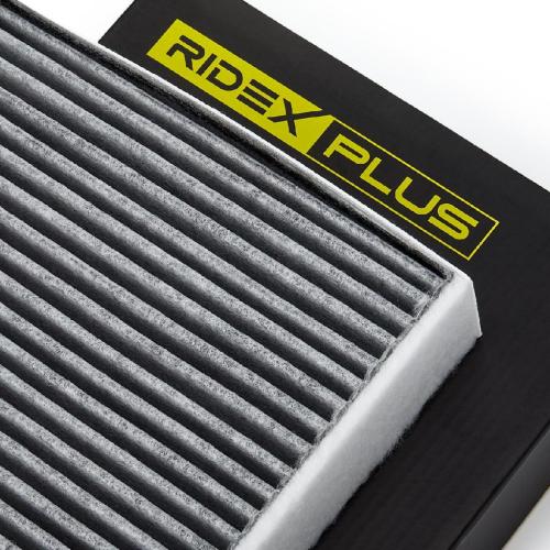 RIDEX PLUS 424I0224P Innenraumfilter Pollenfilter Aktivkohlefilter Höhe: 40 Bild RIDEX PLUS 424I0224P Innenraumfilter Pollenfilter Aktivkohlefilter Höhe: 40