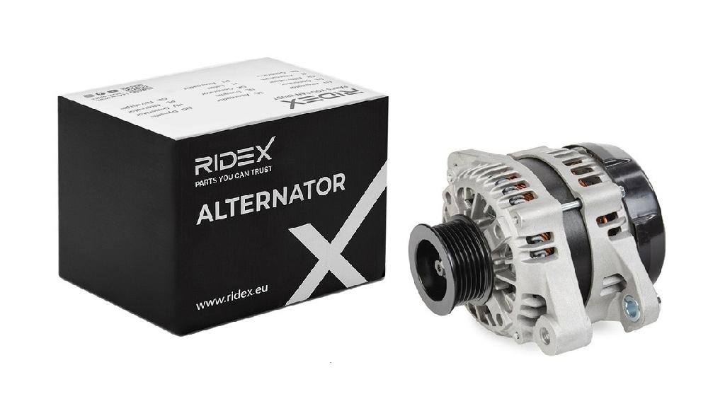 RIDEX 4G1043 Lichtmaschine 80A 12V Drehrichtung im Uhrzeigersinn mit 27060B1030