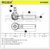 RIDEX Spurstangenkopf Vorderachse links Traggelenk 914T0280 für NISSAN Bild RIDEX Spurstangenkopf Vorderachse links Traggelenk 914T0280 für NISSAN