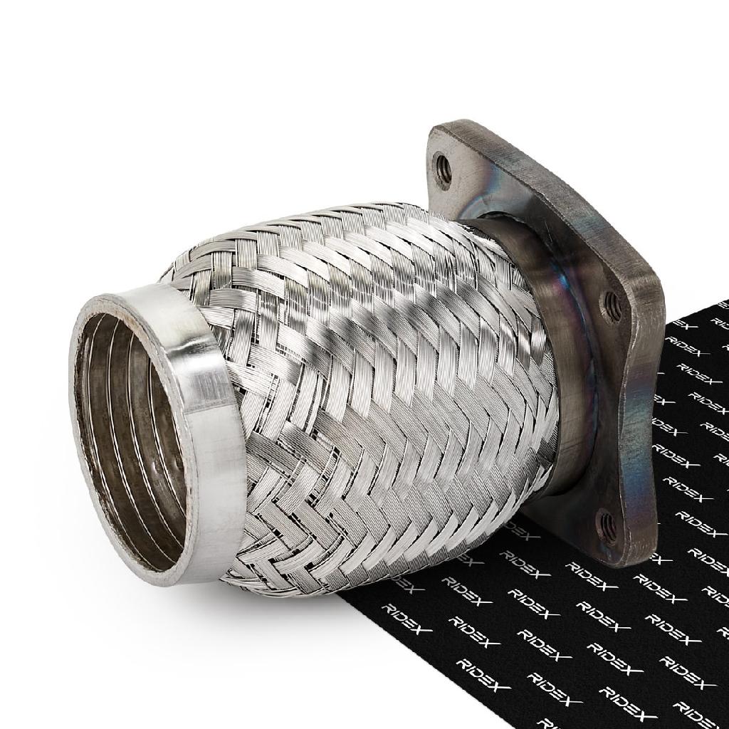 RIDEX Flexrohr Auspuff Abgasrohr Ø60mm Rohrverbinder:Flexibel mit Flansch mit