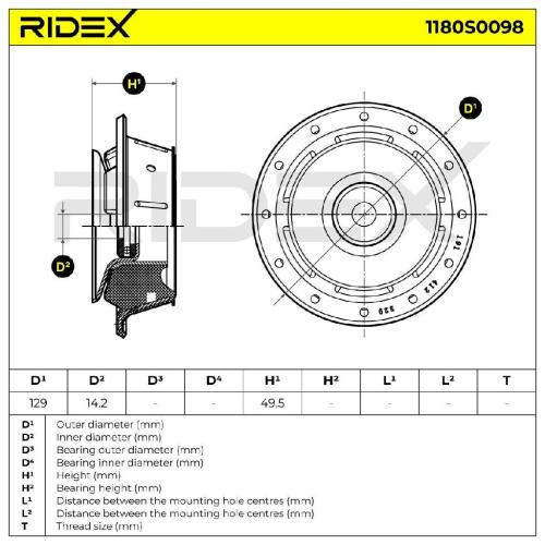 RIDEX 1180S0098 Federbeinstützlager mit Lager Vorne für VW Polo Schrägheck Bild RIDEX 1180S0098 Federbeinstützlager mit Lager Vorne für VW Polo Schrägheck