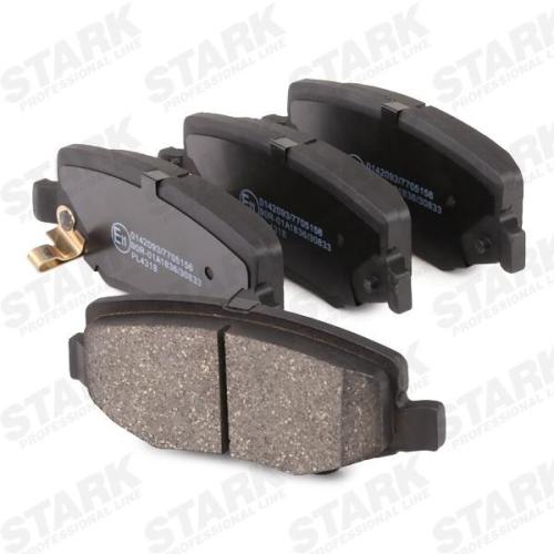 STARK Bremsbelagsatz Bremsbeläge Hinten für JEEP WRANGLER III (JK) für DODGE Bild STARK Bremsbelagsatz Bremsbeläge Hinten für JEEP WRANGLER III (JK) für DODGE