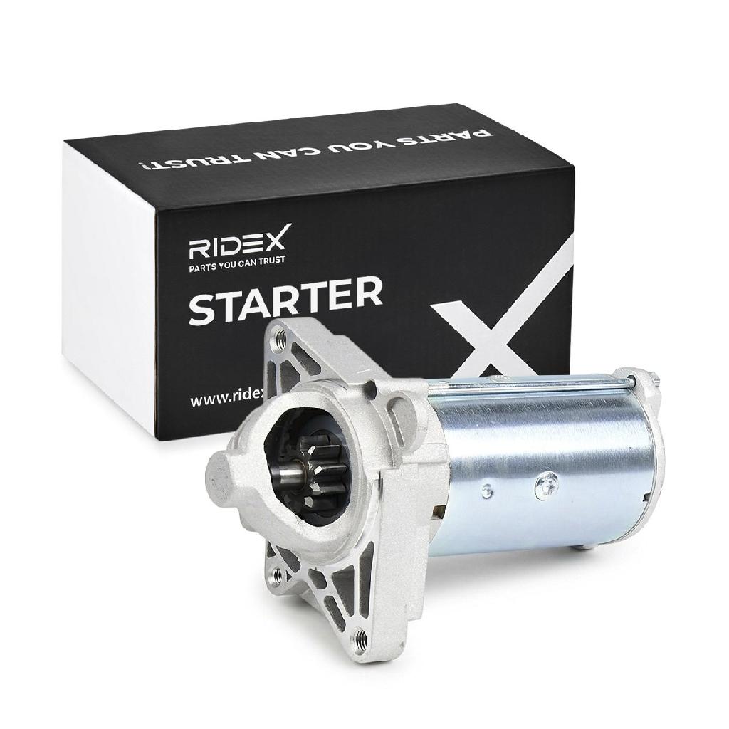RIDEX Motor Starter/Anlasser 12V, 2,2kW, Zähnezahl: 10 für NISSAN 233000222R