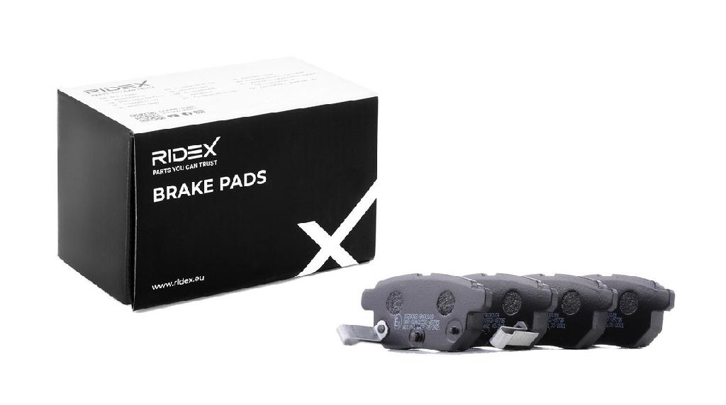 RIDEX Bremsbelagsatz Bremsbeläge Hinten für TOYOTA Yaris Schrägheck (P9) AURIS