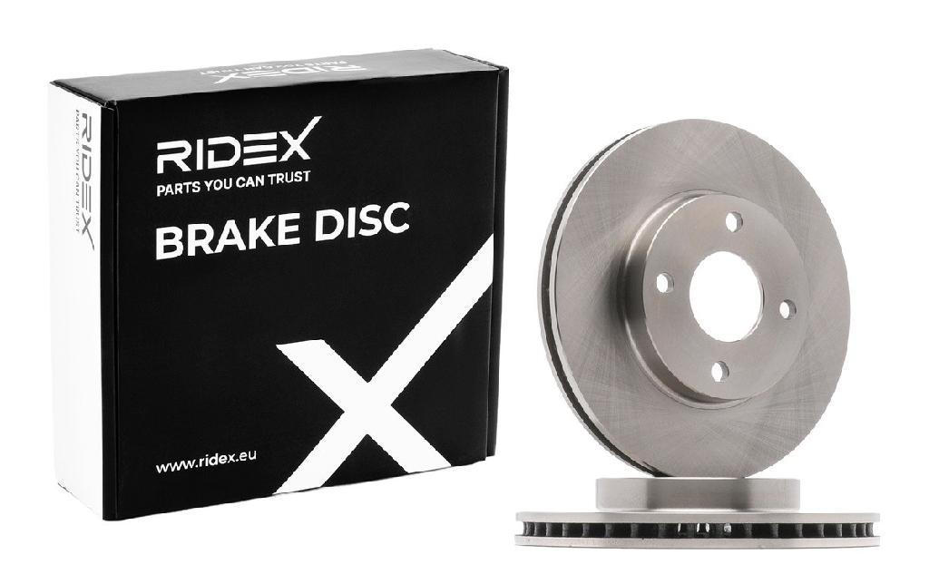 RIDEX 82B0225 2x Bremsscheiben Vorne Ø260mm Belüftet für FORD 4056029