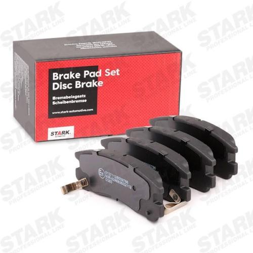 STARK Bremsbelagsatz Bremsbeläge Hinten für MITSUBISHI PAJERO PININ (H6W, H7W) Bild STARK Bremsbelagsatz Bremsbeläge Hinten für MITSUBISHI PAJERO PININ (H6W, H7W)