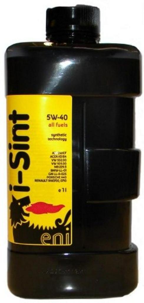 ENI Motoröl 5W-40 i-Sint Motor Öl ACEA A3/B3 ACEA A3/B4 API SN 1L für VW POLO