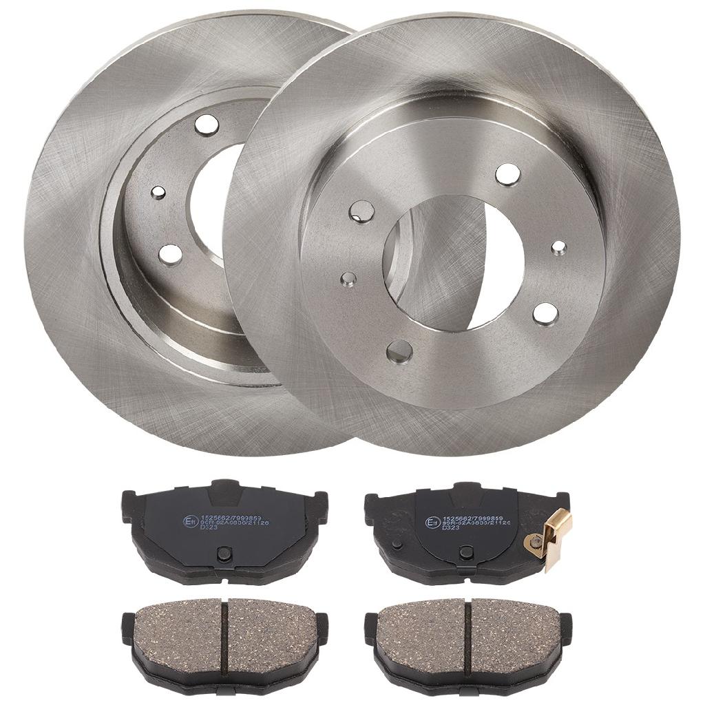 RIDEX Bremsenset Hinten Ø258mm - Bremsscheiben und Beläge für HYUNDAI COUPE (GK)