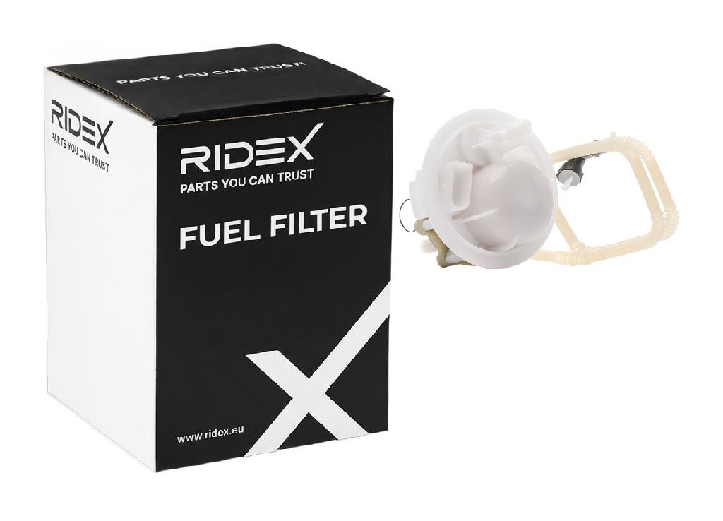 RIDEX 9F0481 Kraftstofffilter Line Filter mit Flansch ohne Pumpe für VW Touareg