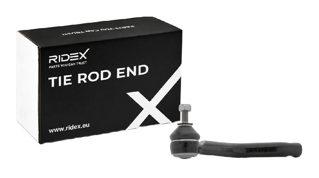 RIDEX Spurstangenkopf Vorderachse links Traggelenk M10X1.25 914T0624 für NISSAN