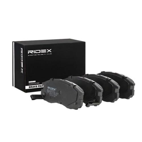 RIDEX Bremsbelagsatz Bremsbeläge Vorne für MITSUBISHI Galant VIII Limousine (EA) Bild RIDEX Bremsbelagsatz Bremsbeläge Vorne für MITSUBISHI Galant VIII Limousine (EA)