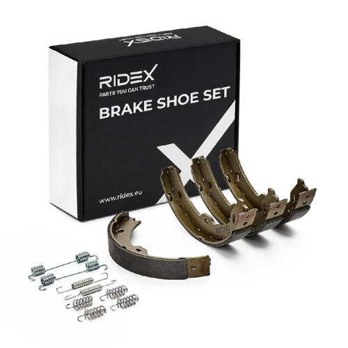RIDEX Bremsbacken Satz für Trommelbremse Hinten mit Zubehör 70B0366 Bild RIDEX Bremsbacken Satz für Trommelbremse Hinten mit Zubehör 70B0366