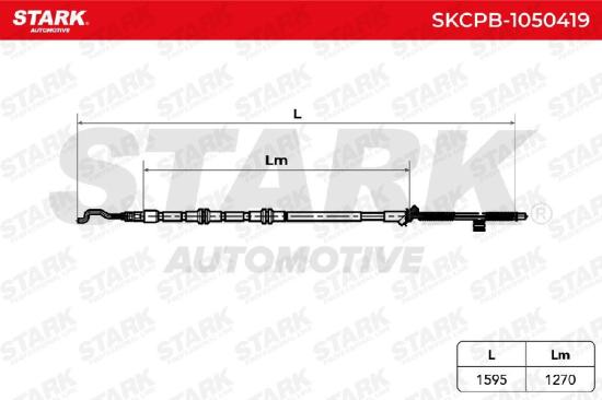 STARK Handbremsseil Hinten Links Rechts für VW Amarok Pickup Bild STARK Handbremsseil Hinten Links Rechts für VW Amarok Pickup