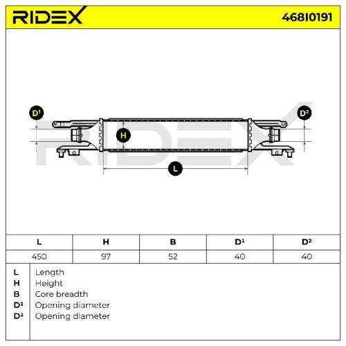 RIDEX 468I0191 Ladeluftkühler/LLK Turbokühler für OPEL Corsa D Schrägheck (S07) Bild RIDEX 468I0191 Ladeluftkühler/LLK Turbokühler für OPEL Corsa D Schrägheck (S07)