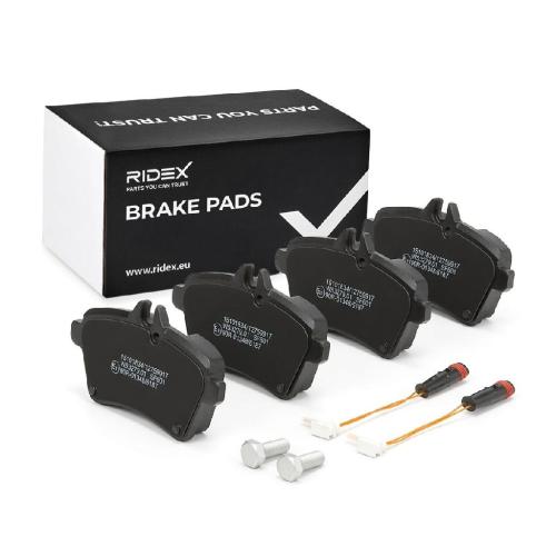 RIDEX Bremsbelagsatz Bremsbeläge Vorne passend für MERCEDES-BENZ A-Klasse (W169) Bild RIDEX Bremsbelagsatz Bremsbeläge Vorne passend für MERCEDES-BENZ A-Klasse (W169)