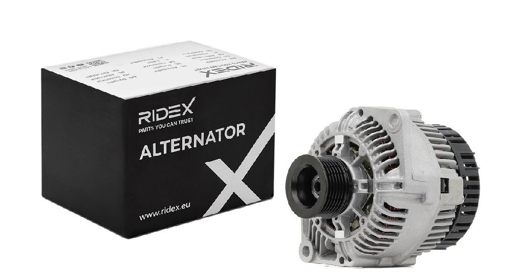 RIDEX 4G0753 Lichtmaschine 110A 12V Drehrichtung im Uhrzeigersinn mit 4403215