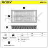 RIDEX 8A0334 Motor Luftfilter RechtEckig Filtereinsatz passend für MERCEDES-BENZ Bild RIDEX 8A0334 Motor Luftfilter RechtEckig Filtereinsatz passend für MERCEDES-BENZ
