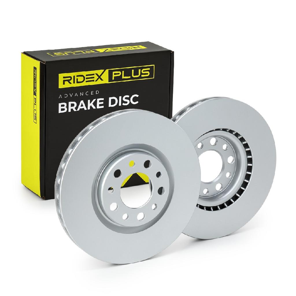 RIDEX PLUS 82B0410P 2x Bremsscheiben Vorne Ø305mm Belüftet für ALFA ROMEO