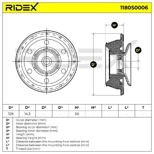 RIDEX 1180S0006 Federbeinstützlager ohne Lager Vorne beidseitig für VW Bild RIDEX 1180S0006 Federbeinstützlager ohne Lager Vorne beidseitig für VW