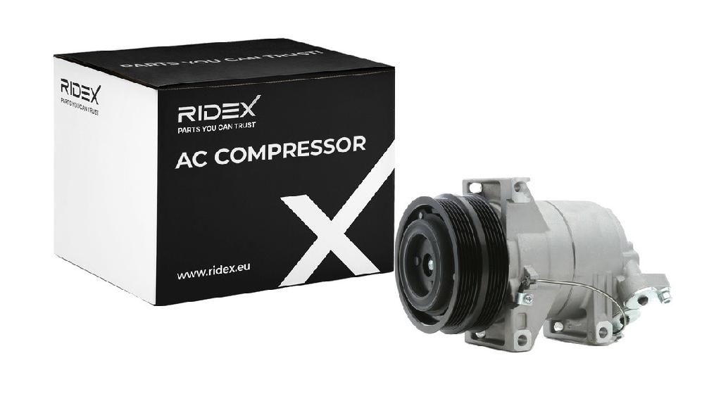 RIDEX A/C Kompressor für Klimaanlage Klimakompressor mit ID: DKS15D mit 119mm