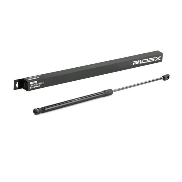 RIDEX 219G0865 Heckklappendämpfer beidseitig Länge:550mm 410N Hub: 230mm 0132703