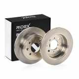 RIDEX 82B0043 2x Bremsscheiben Hinten Ø238mm voll für HONDA 42510SD2930