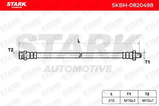 STARK Bremsschlauch SKBH-0820498 VORNE BREMSSCHLÄUCHE für MITSUBISHI Bild STARK Bremsschlauch SKBH-0820498 VORNE BREMSSCHLÄUCHE für MITSUBISHI