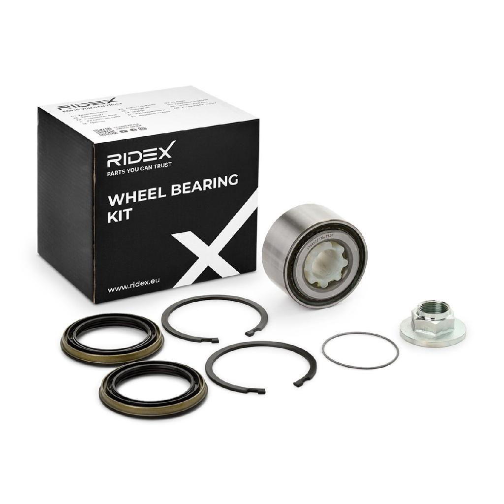 RIDEX 654W0354 Radlagersatz pro 1 Rad Vorne beidseitig mit Dichtung für NISSAN