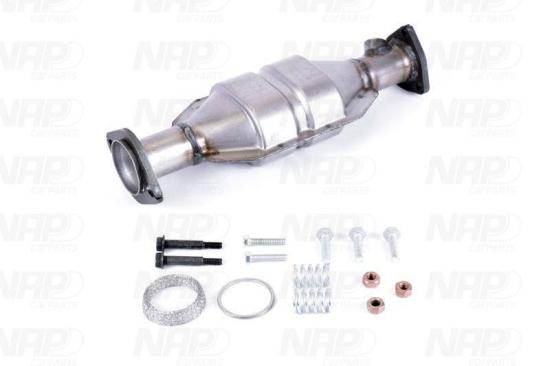 NAP carparts CAK10335 Katalysator Kat für Fahrzeuge mit OBD Euro 3 (D3) D3 Bild NAP carparts CAK10335 Katalysator Kat für Fahrzeuge mit OBD Euro 3 (D3) D3