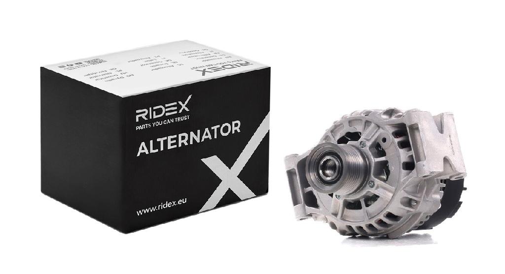 RIDEX 4G1356 Lichtmaschine 90A 14V Drehrichtung im Uhrzeigersinn mit